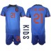 Nederland Frenkie de Jong #21 Babykleding Uitshirt Kinderen WK 2022 Korte Mouwen (+ korte broeken)